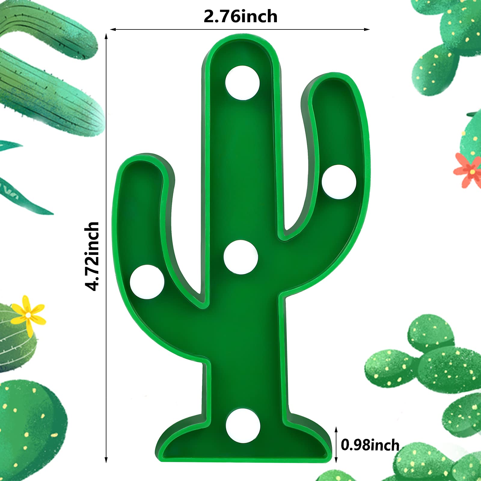 Jutom cactus light decor on a shelf creates cozy bedroom ambiance