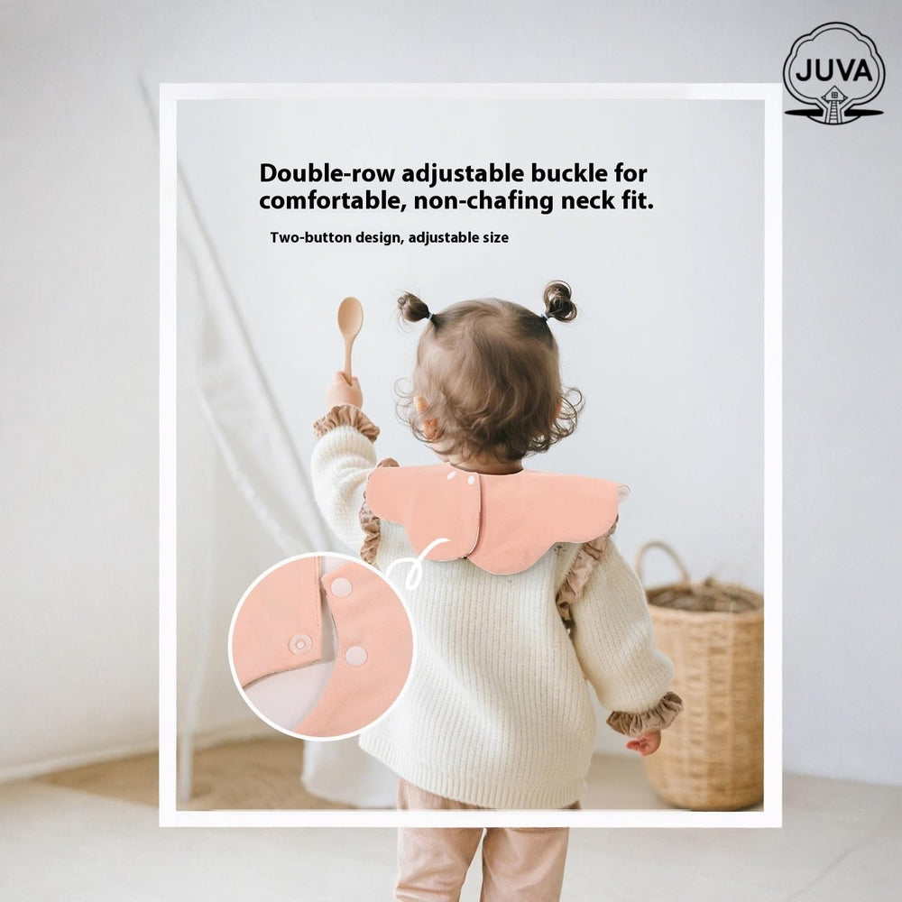 JUVA adjustable snaps fit growing necks for a secure wear