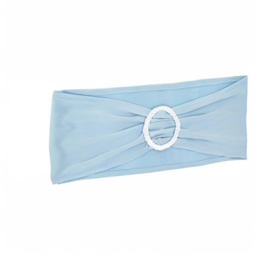 Juvale light blue chair sash for large events helps maintain cohesive color themes.