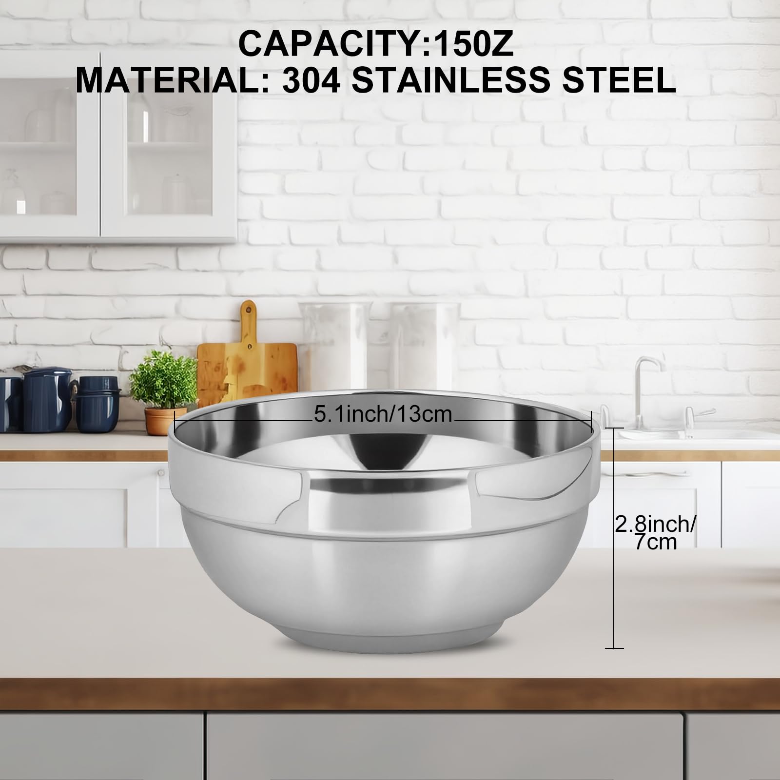 JUYUANFENGGOU 304 stainless steel bowls emphasize rust resistance for long-lasting use