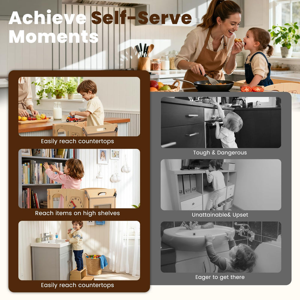 JUZBOT montessori activities with clock, gears, and maze for motor skills.