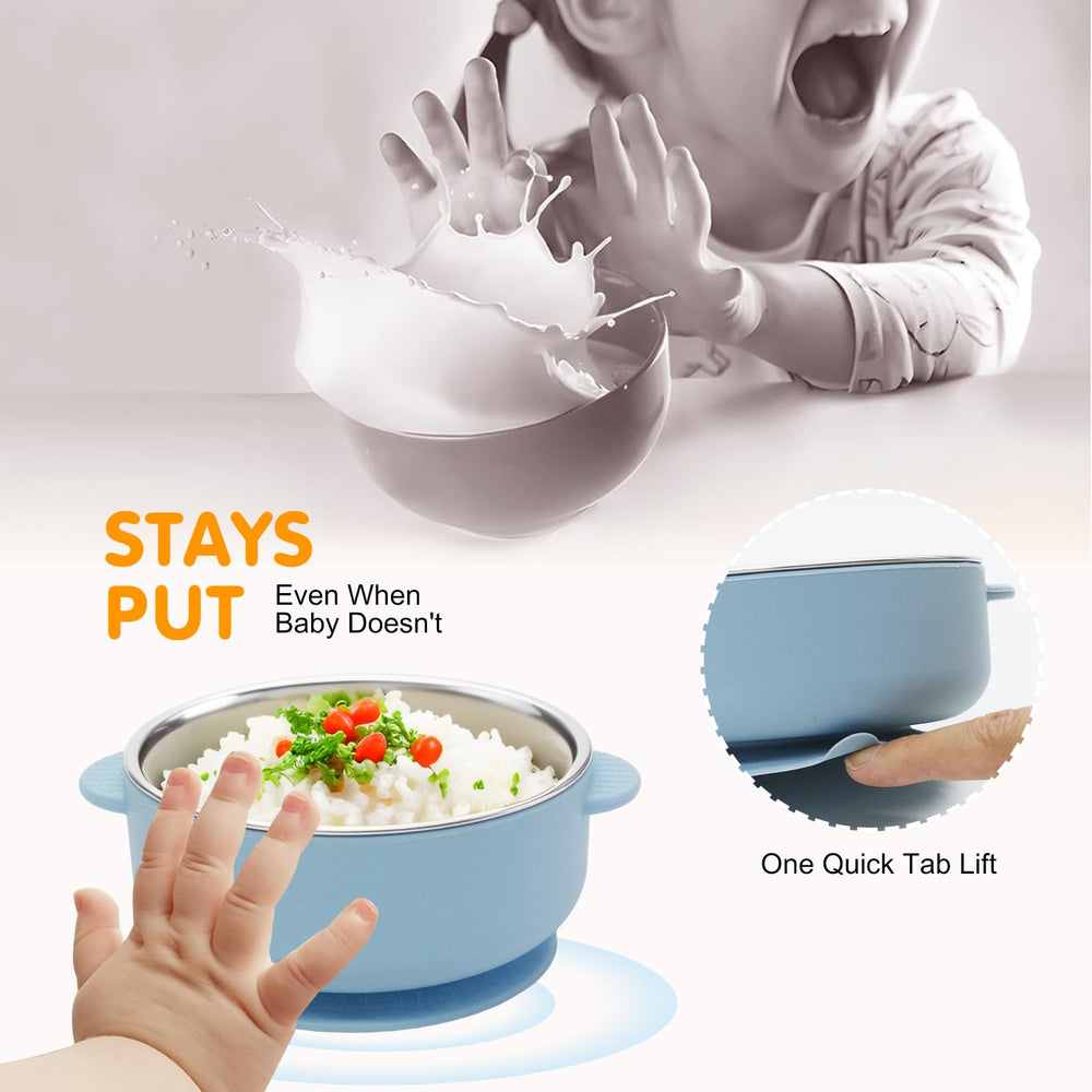 JVEOO colorful bowls designed for little hands and safe use