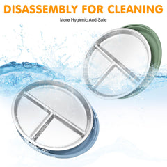 JVEOO strong suction base adheres to smooth surfaces during meals