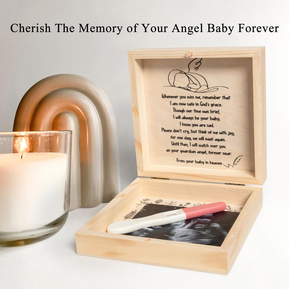 Jwitao miscarriage memorial box angel baby design offers comforting symbolism.