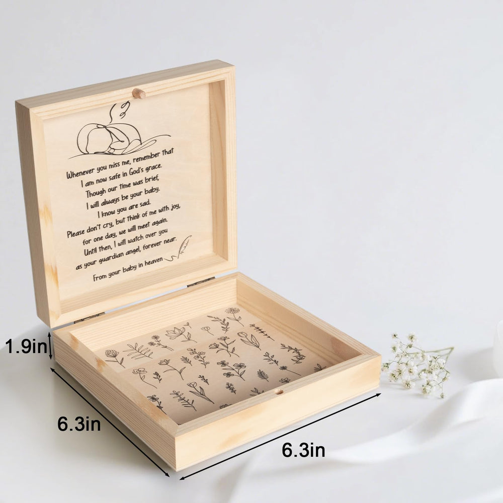 Jwitao miscarriage memorial box ultrasound slot stores ultrasound photos safely.