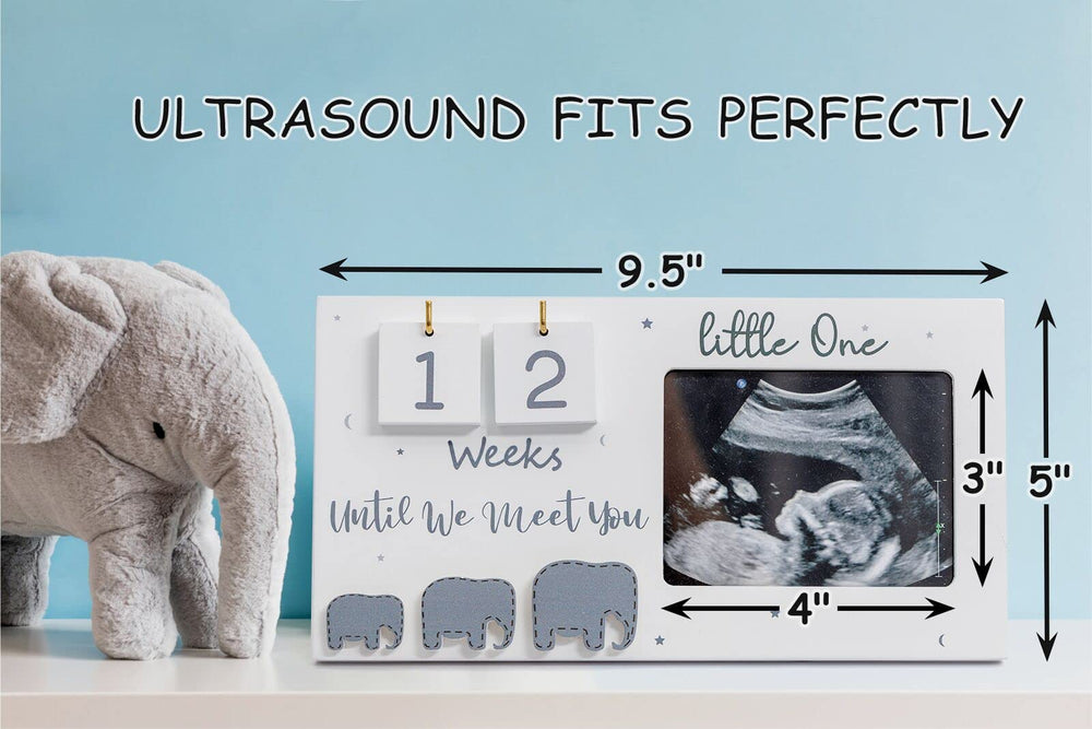 Jwitao Sonogram Frame Baby countdown numbers help track pregnancy milestones