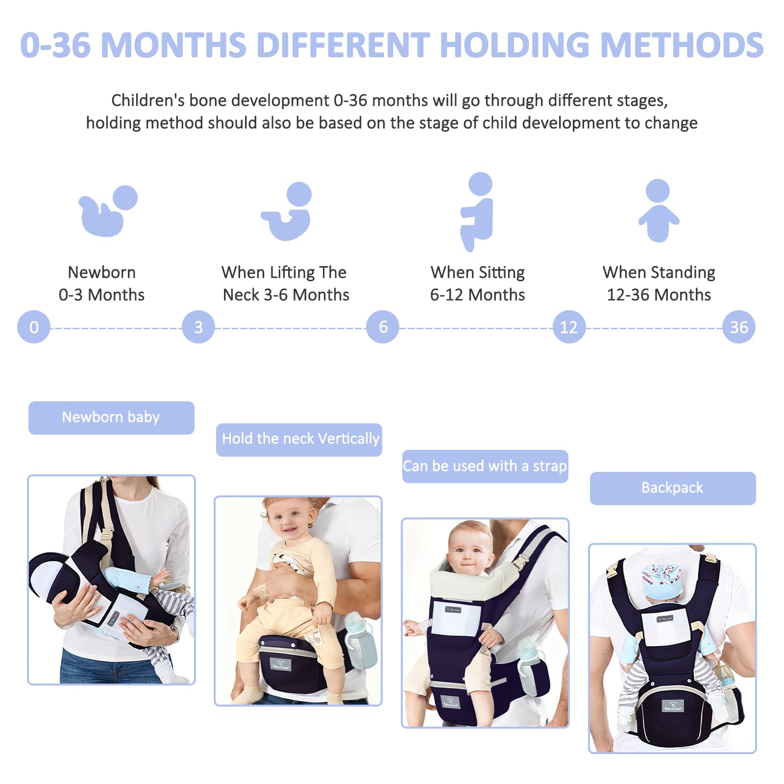 JWPEHOE detachable hip-seat simplifies transitions between carries.