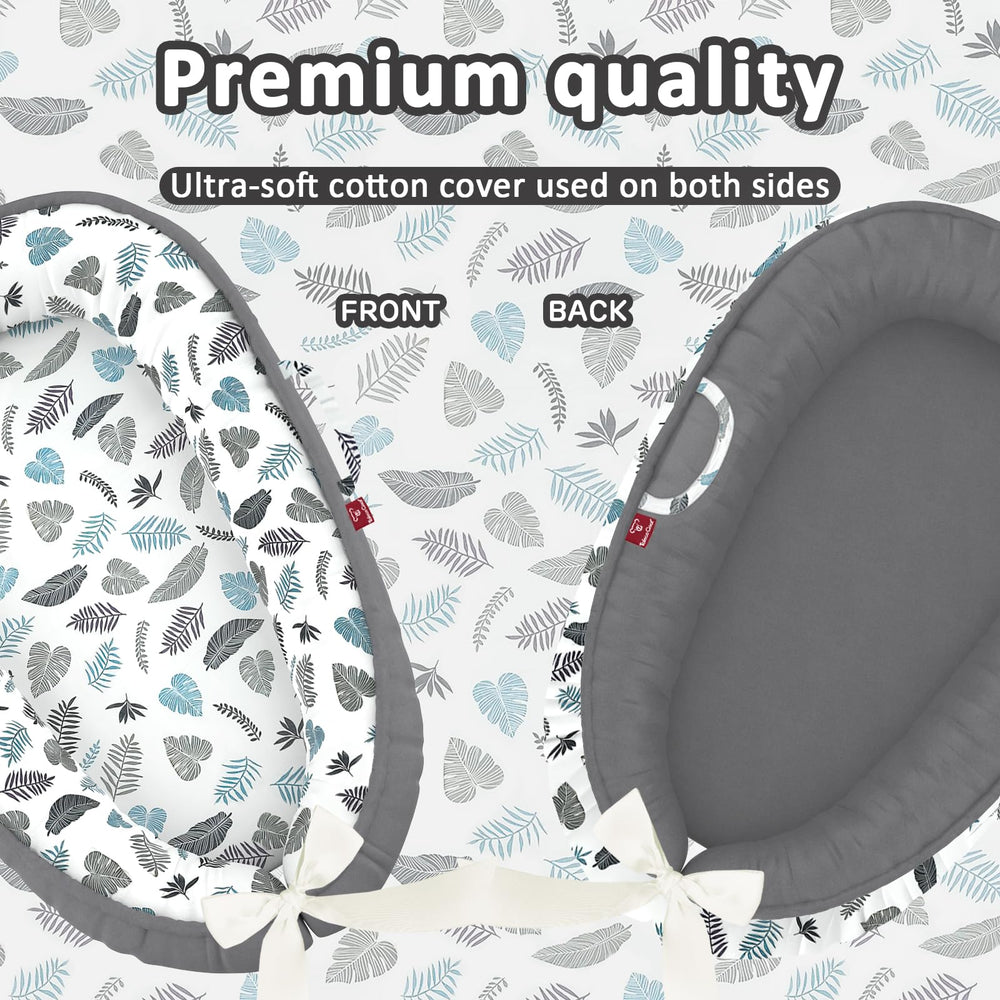 JWPEHOE baby lounger bionic-womb design simulates cozy, maternal comfort.