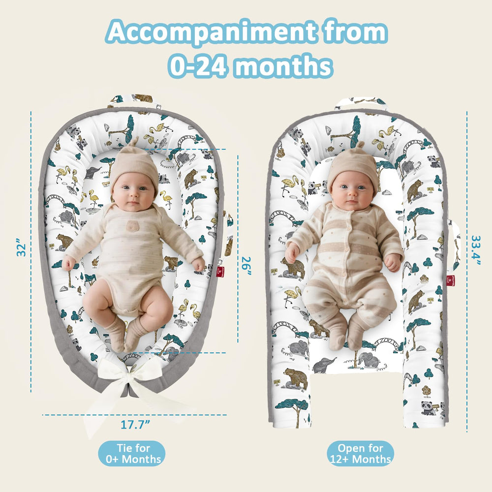 JWPEHOE baby lounger double sided colors offer versatile styling
