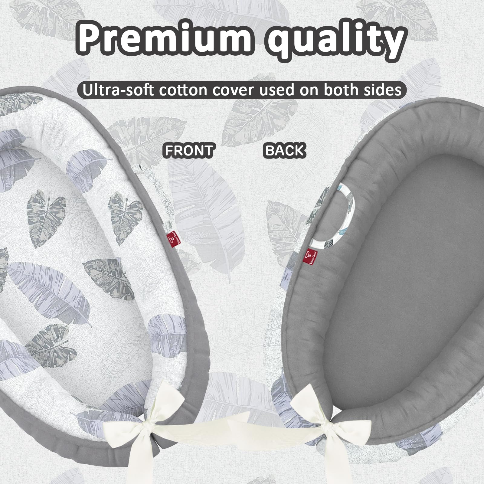 JWPEHOE Baby Lounger portable 3 lbs for travel comfort