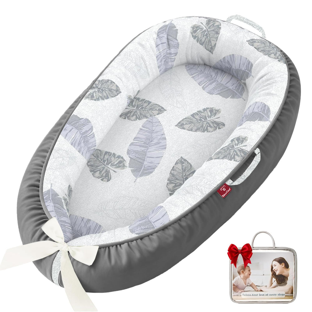 JWPEHOE Baby Lounger soft bumper front view for safe newborn positioning