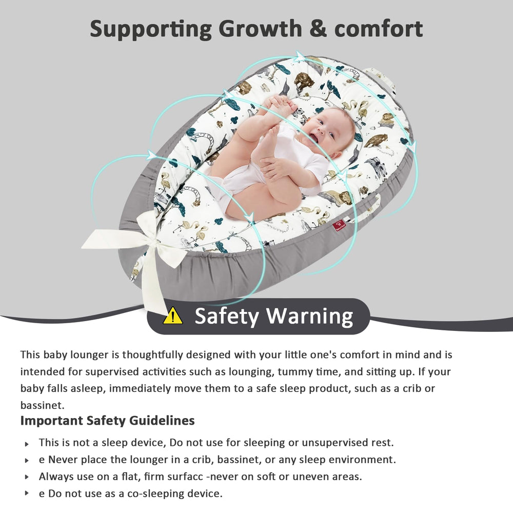 JWPEHOE baby lounger travel usage on the go