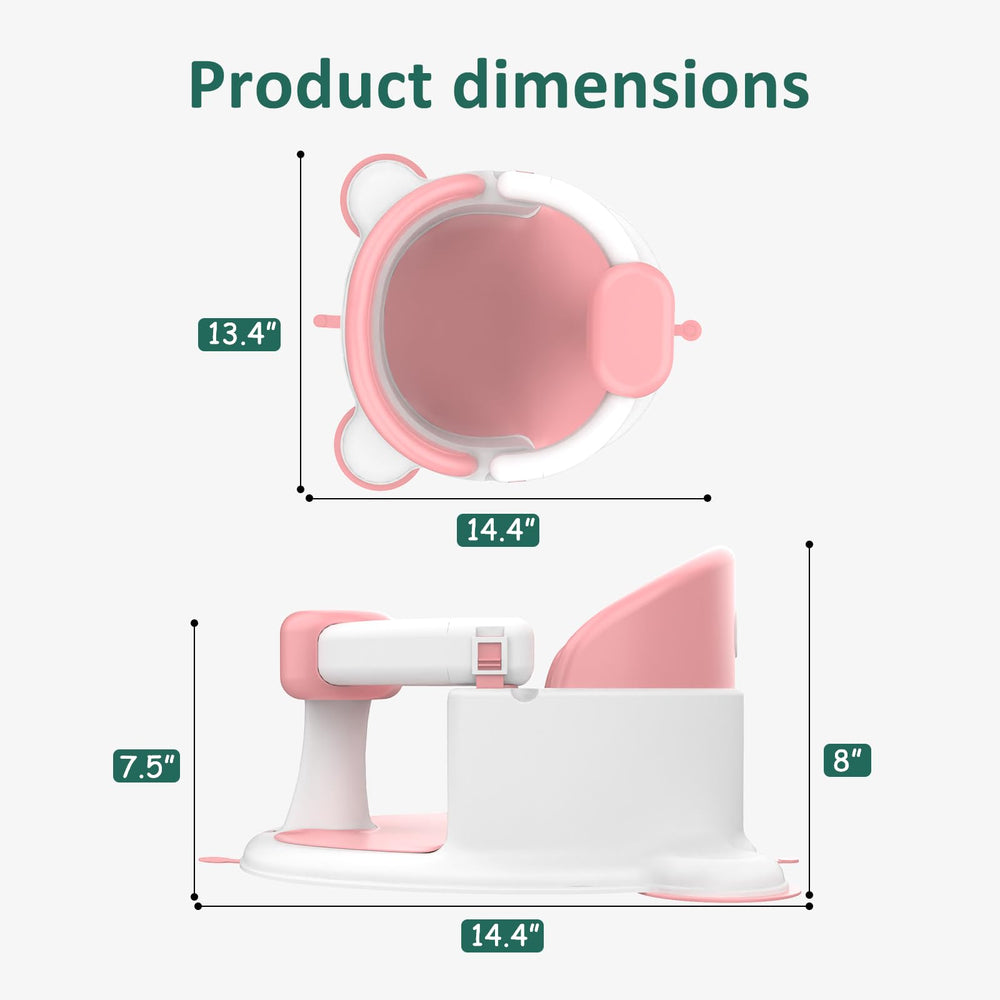 JWPEHOE bath seat mounted on bathroom wall for compact storage