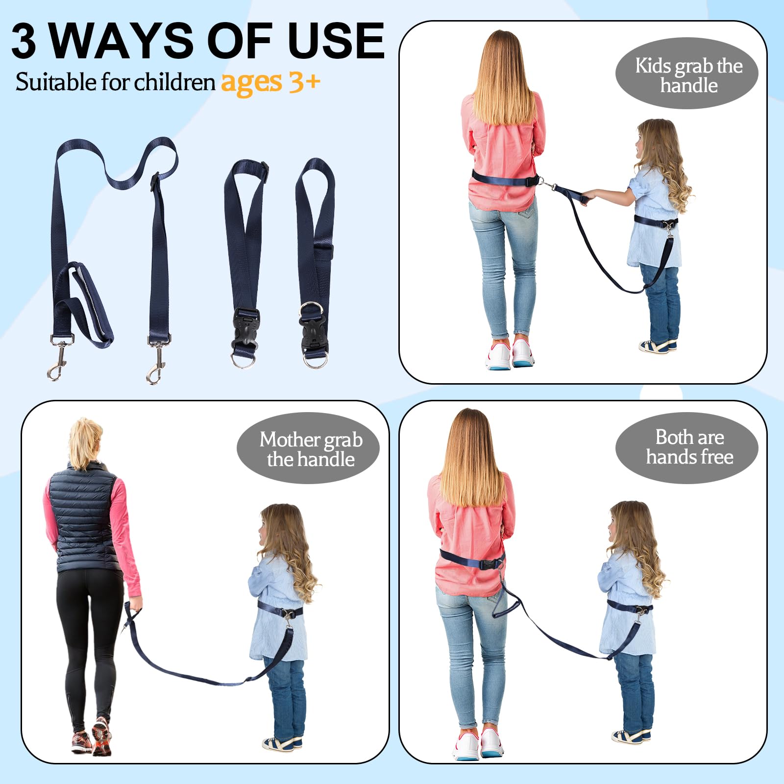 JXM hands-free design supports caregiver ease during family outings