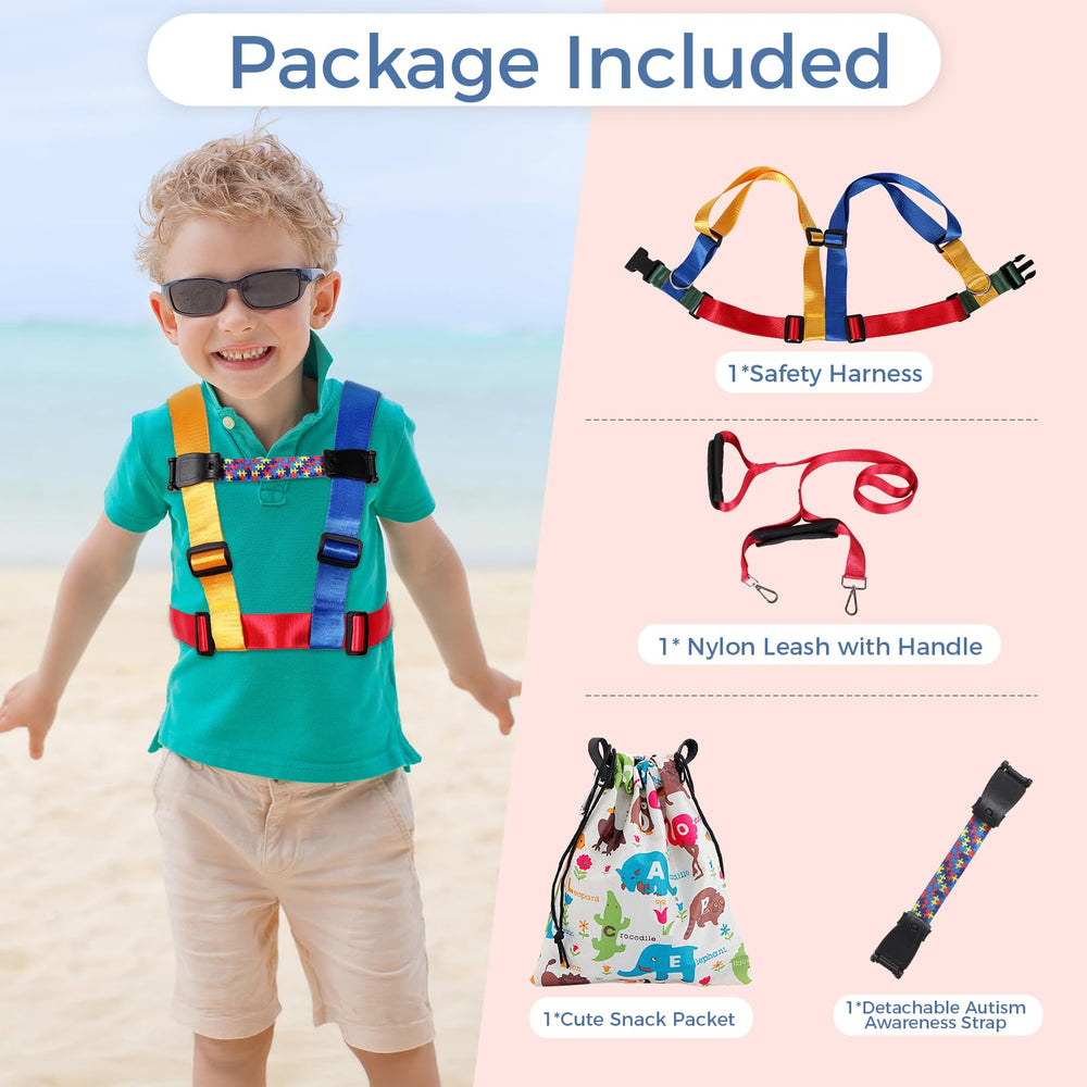 JXM safety harness in bright colors enhances outdoor visibility.