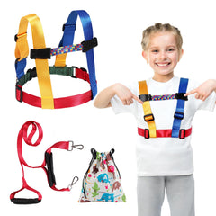 JXM safety harness shows durable stitching for reliable outdoor use.