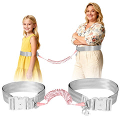 JXM Safety Waist Harness worn by child for hands-free supervision during outings.