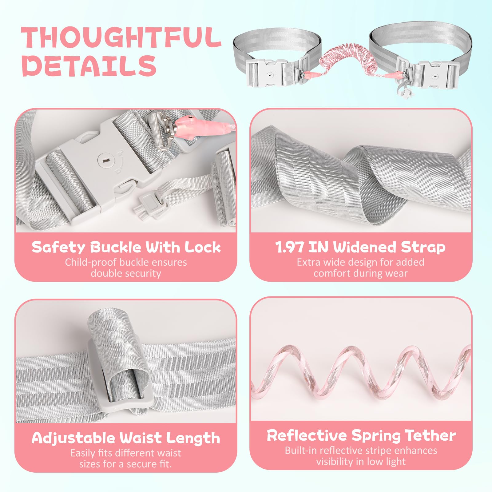 XL-plus-size friendly JXM harness suitable for adults and larger kids.