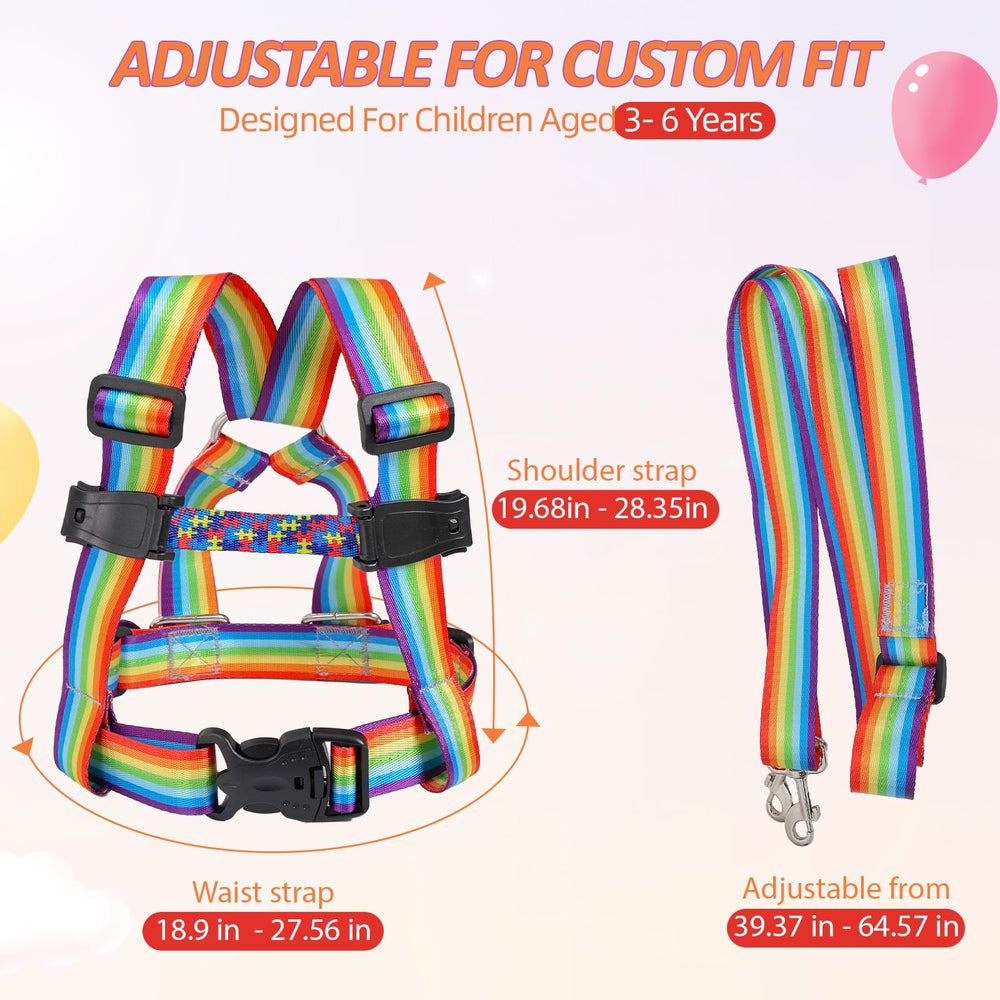 JXM safety walking harness back-pocket storage keeps snacks and small toys handy.