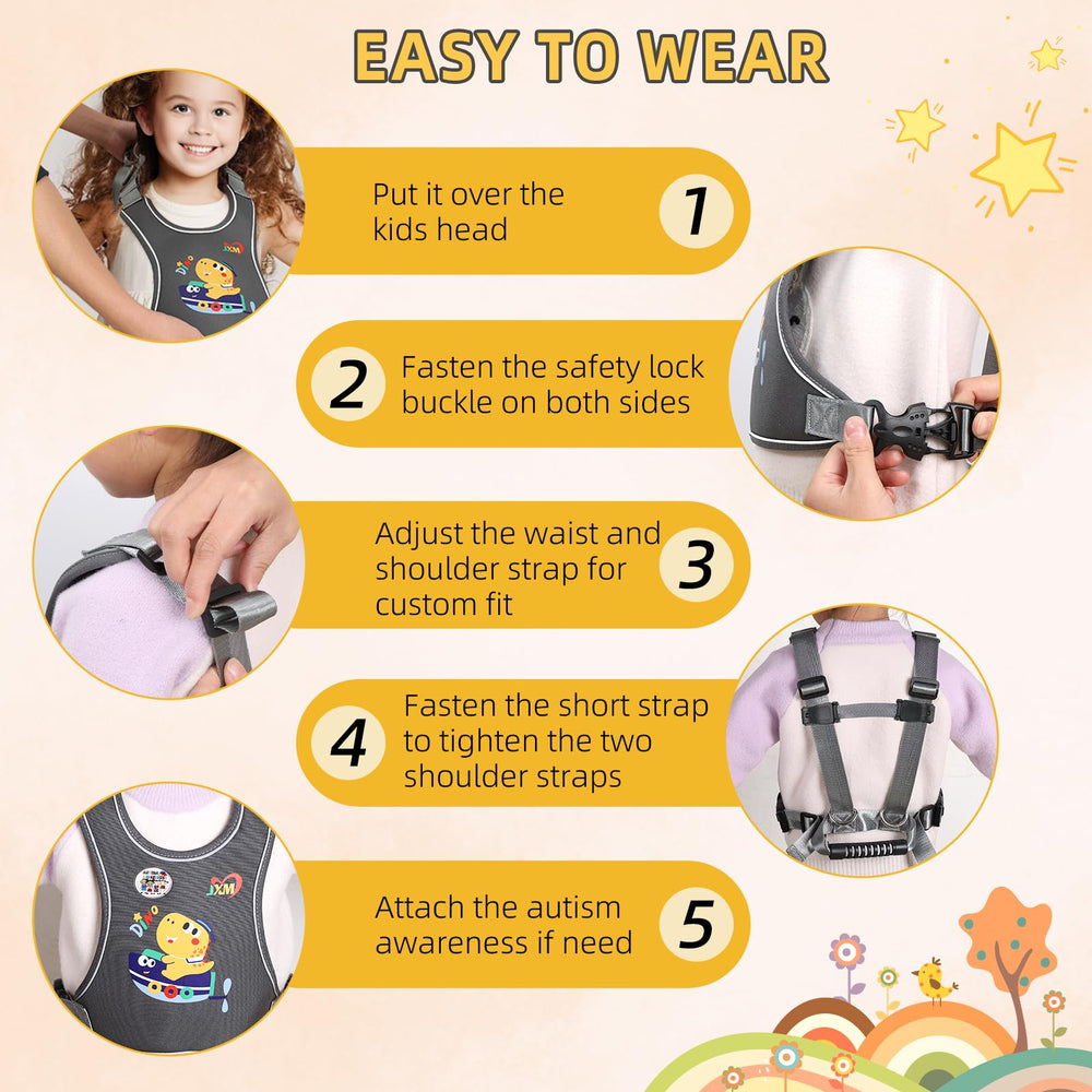 JXM reinforced waist handle designed for emergency grip and caregiver control.