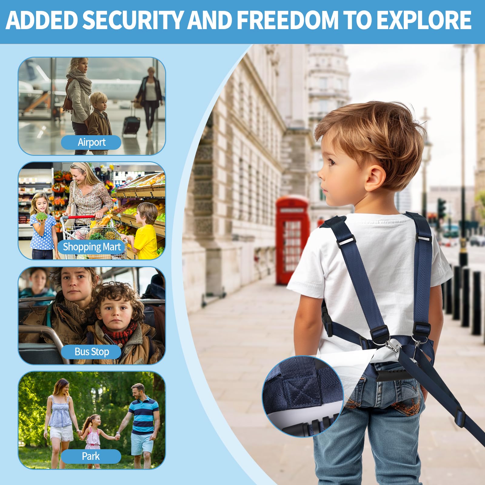 JXM side buckles with secure locks prevent accidental releases.