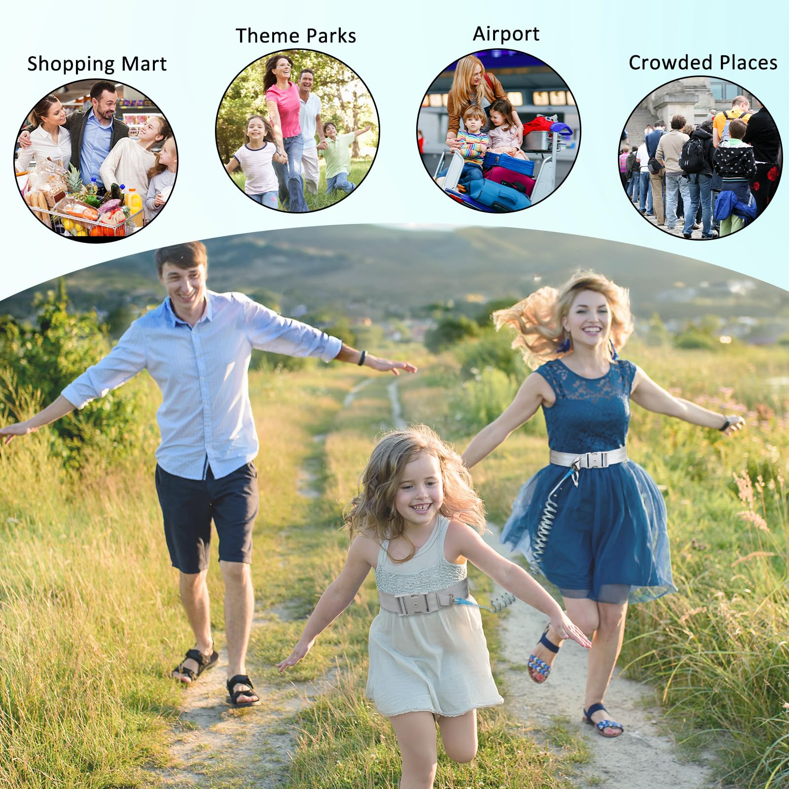 JXM Upgraded Child Elopement Leash Use supports safe excursions with steady supervision.