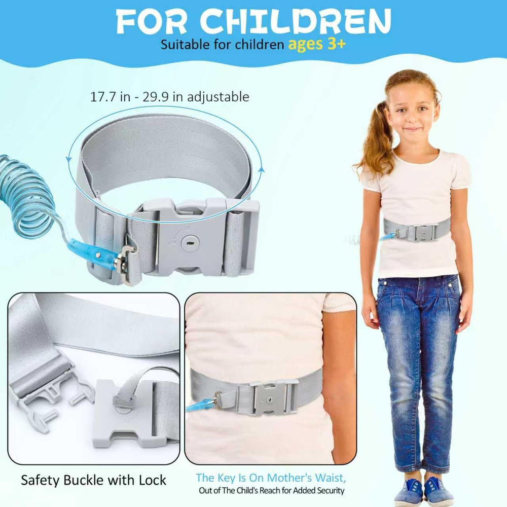 JXM Upgraded Child Waist-Harness for Outdoor Travel keeps caregivers in control and relaxed.