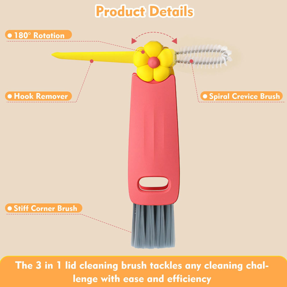 JXMLTT portable cup cleaner brush compact and easy to carry for travel.