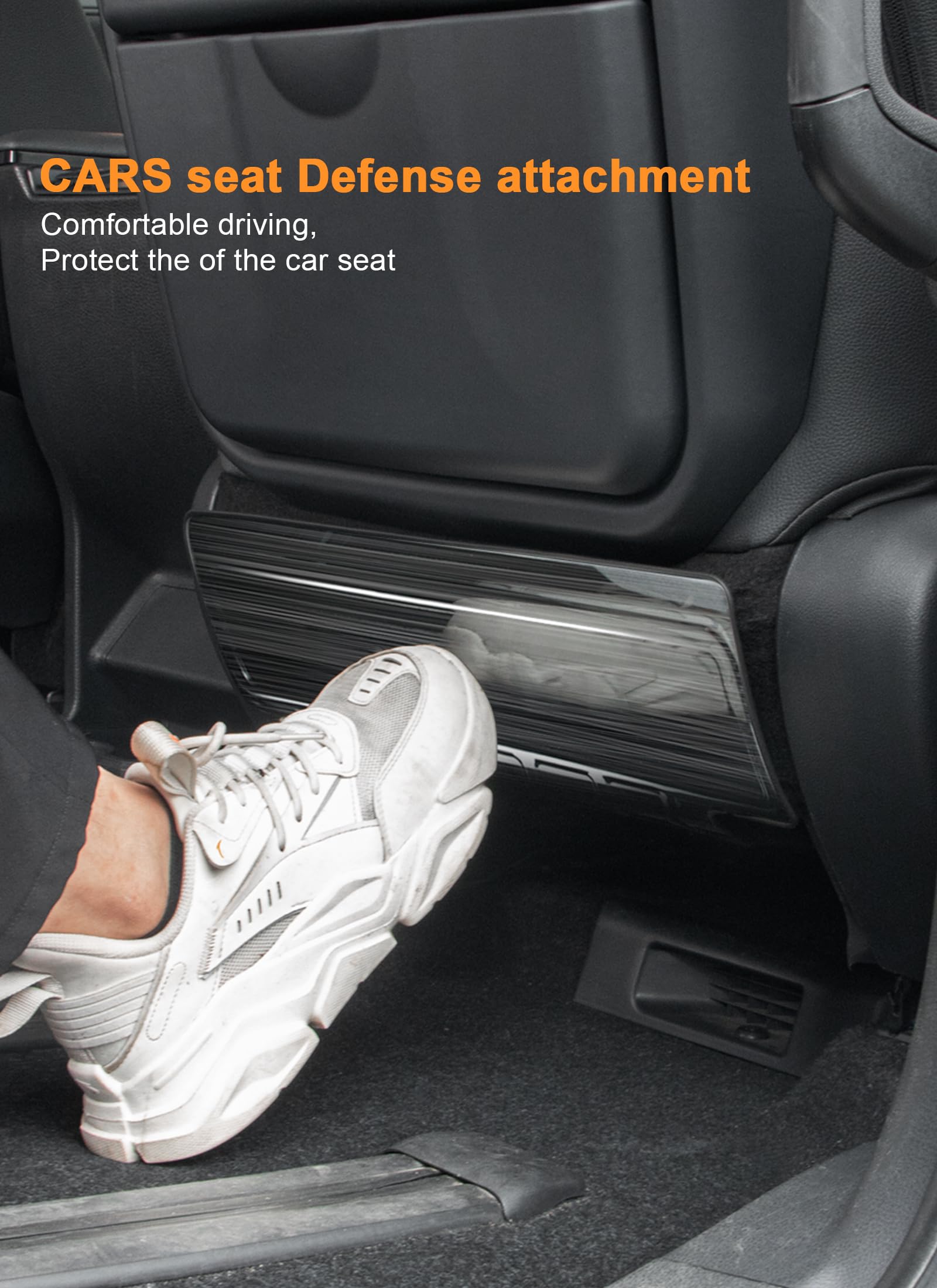JYCDC back seat protector in black finish cleans easily and hides wear