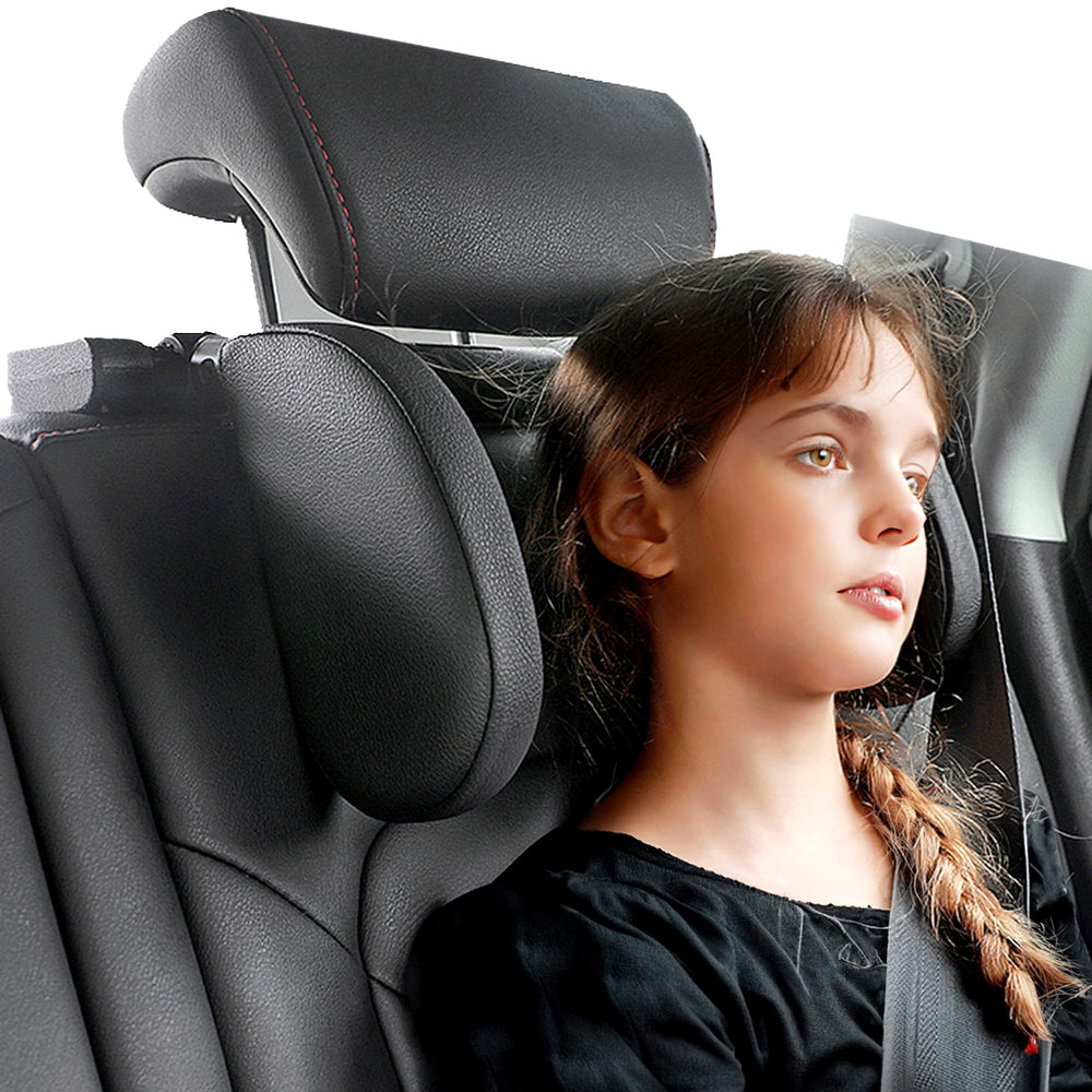 JZCreater headrest pillow fits pole distance 2.5–5.7 inches for compatible seats.