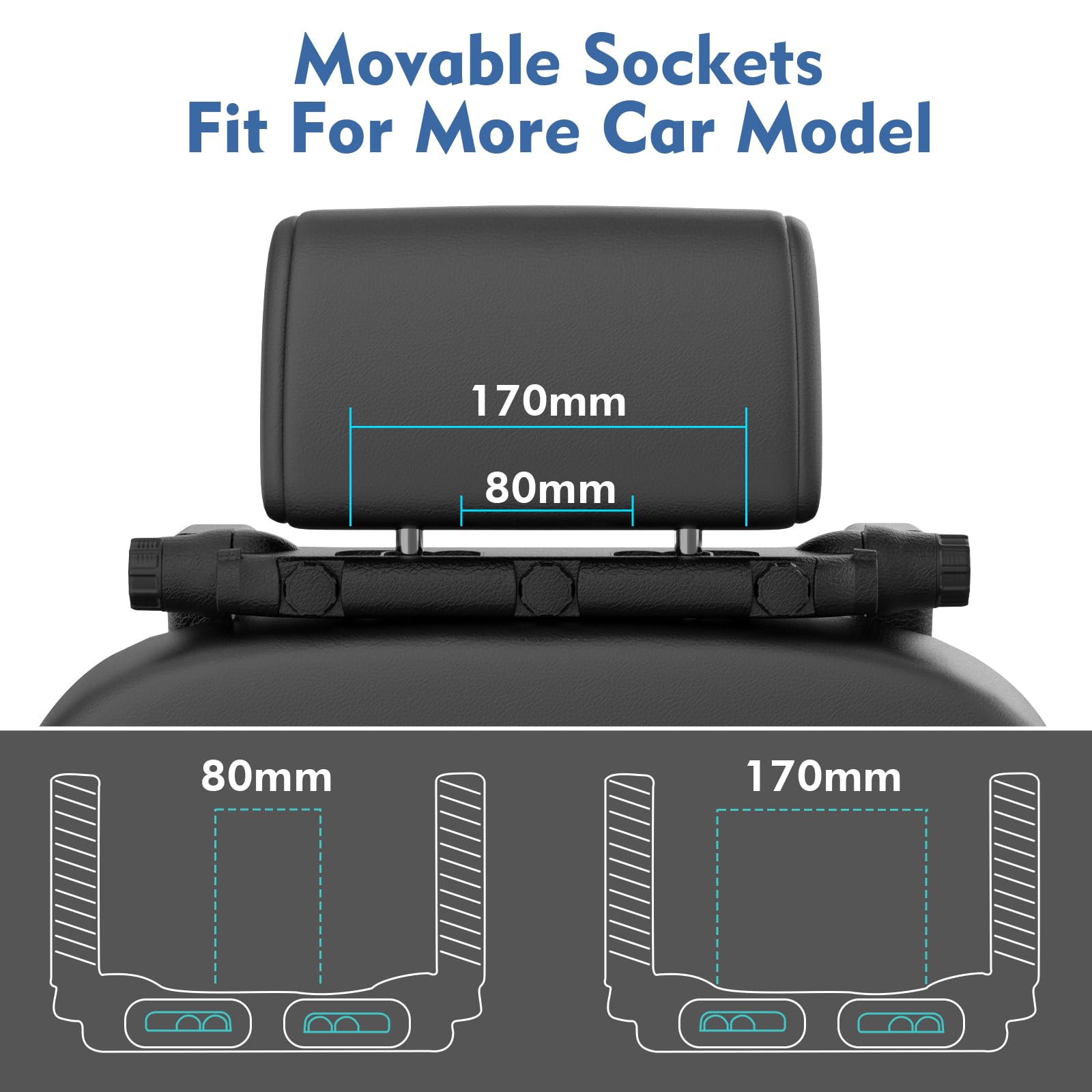 JZCreater travel-use pillow supports neck during long road trips.