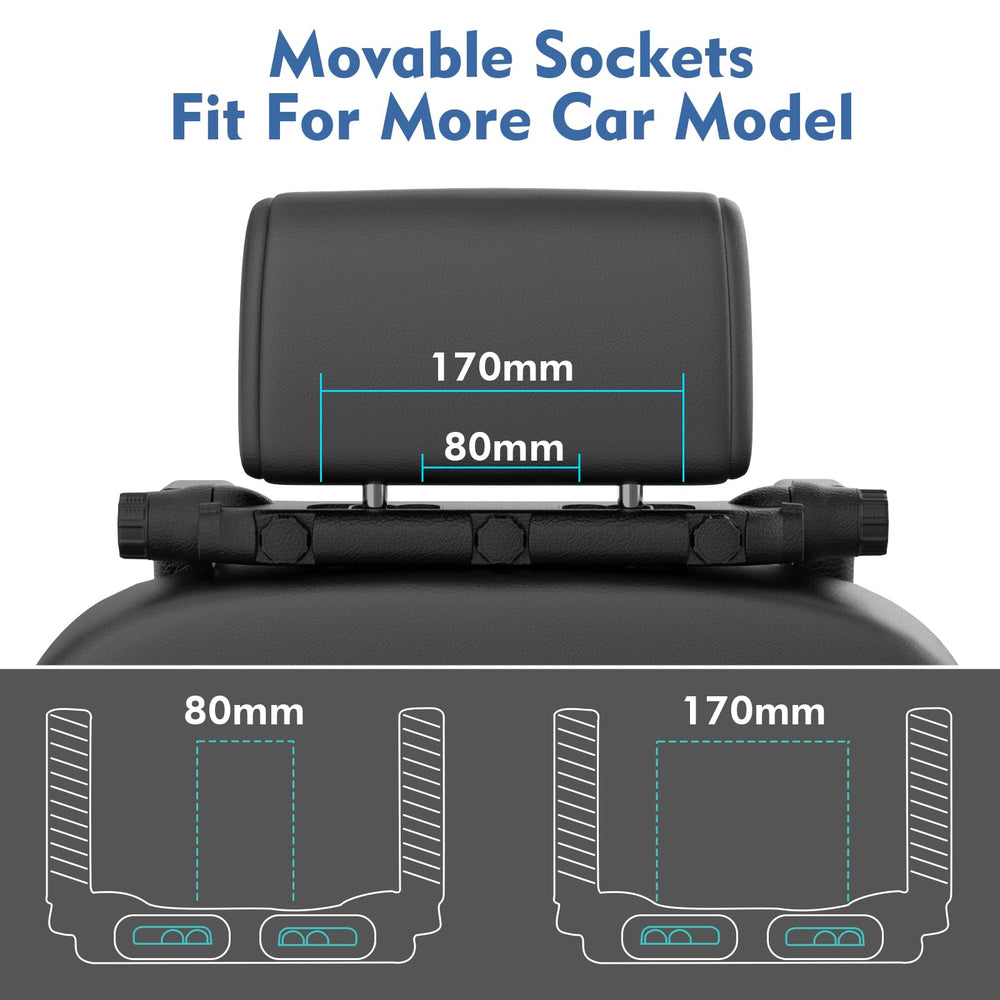 JZCreater travel-use pillow supports neck during long road trips.