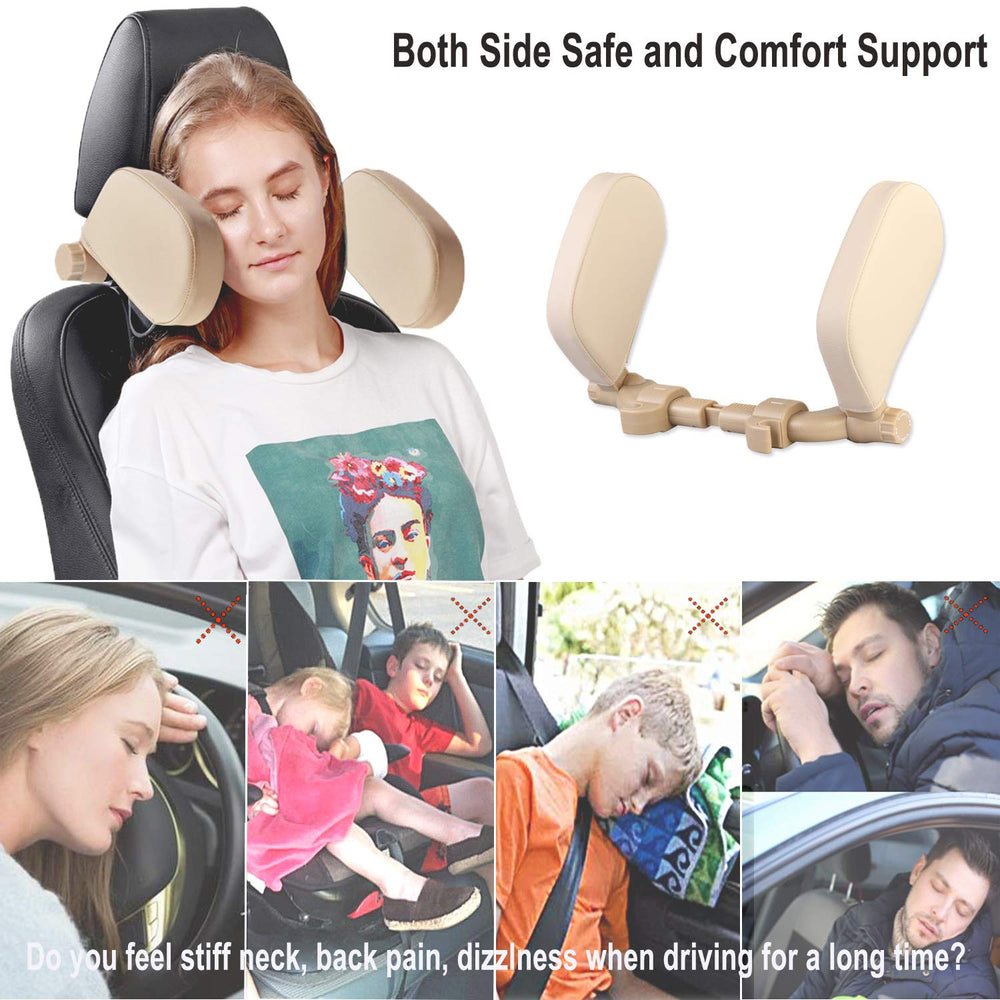 JZCreater headrest pillow-soft-side-foam delivers cozy cushioning for kids and adults.