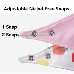 JZLPIN Baby Dribble Bib patterns in colorful unisex design for everyday wear