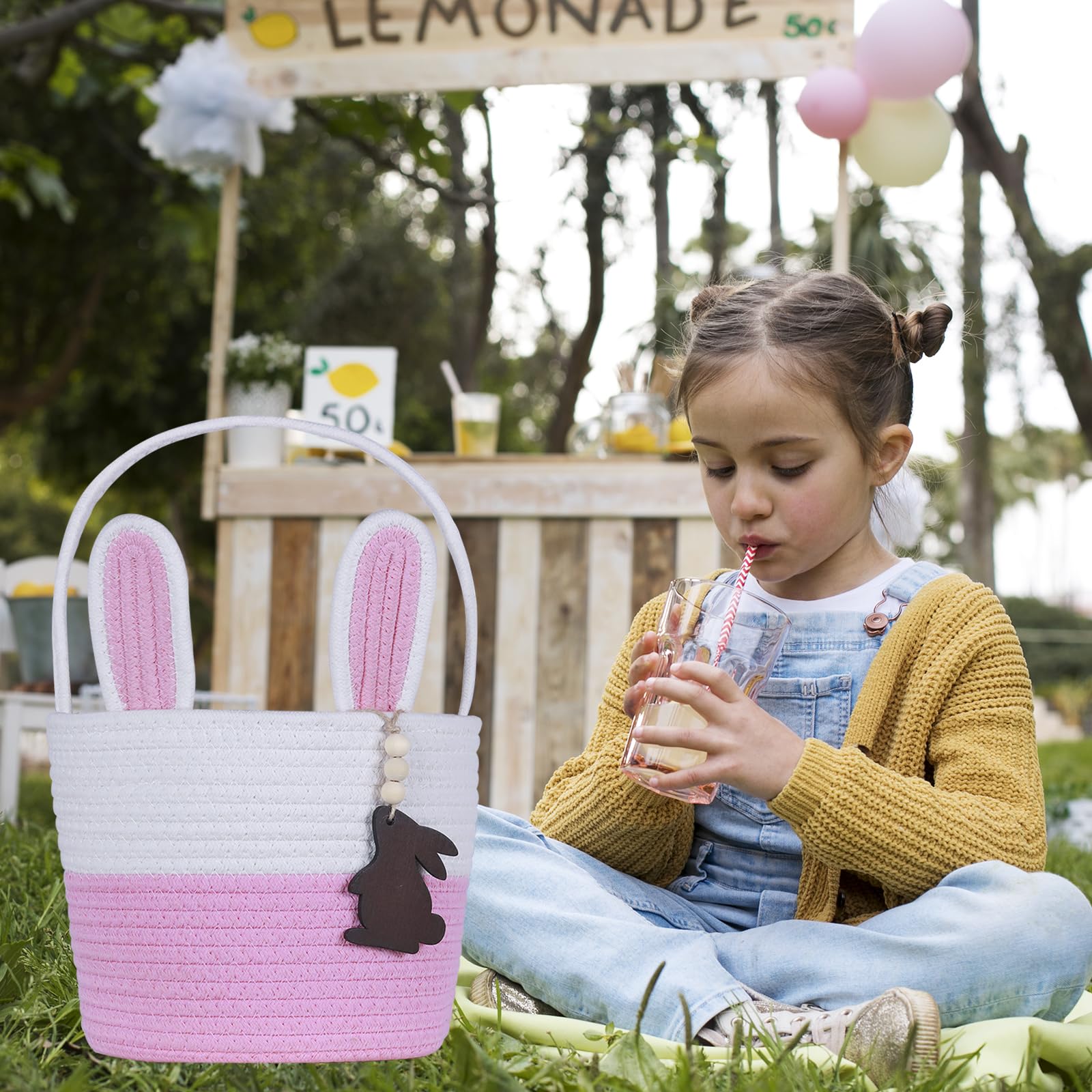 K-MLICE Easter Basket design with two removable ears and two-tone colors.