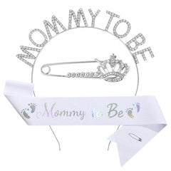KABAKE mom to be sash model for stylish baby shower photos