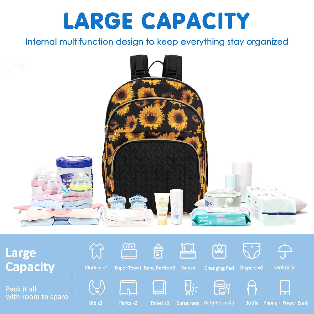 KABAQOO water-resistant fabric protects contents in light rain.