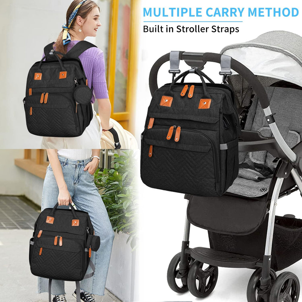 KABAQOO large interior capacity keeps baby items organized