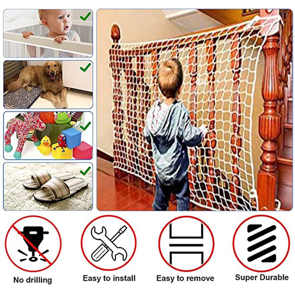 KACQIHTU pet toy safety net keeps balls and figurines contained during play