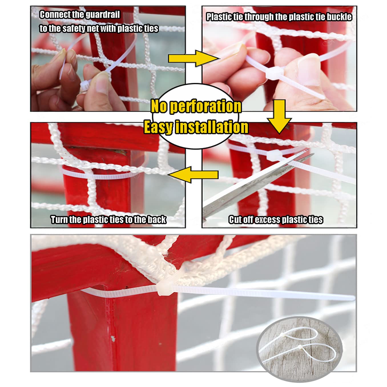 KACQIHTU playground mesh reduces fall risk while kids explore with freedom