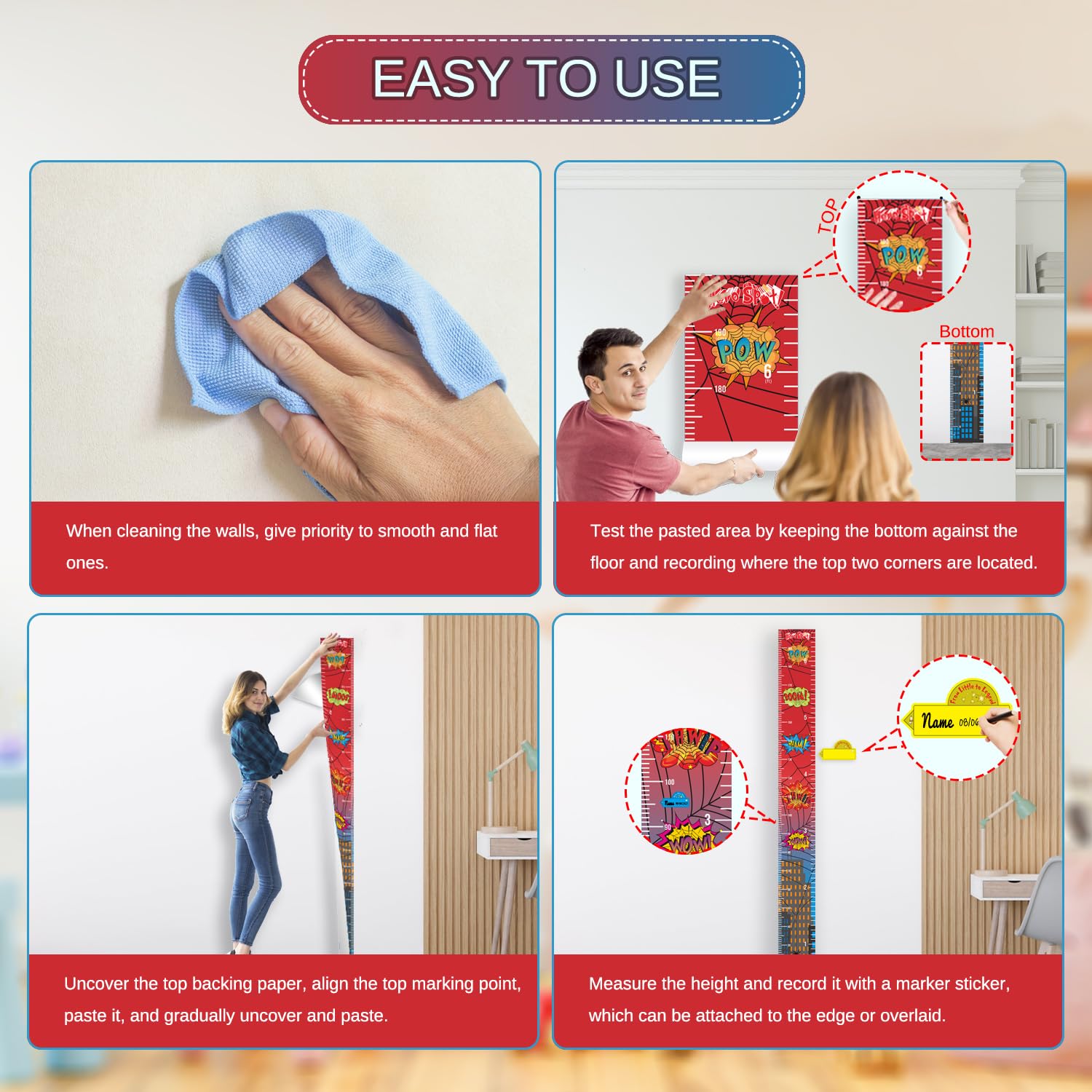 KADYON measuring ruler image emphasizes centimeter and inch markings for STEM-friendly learning.