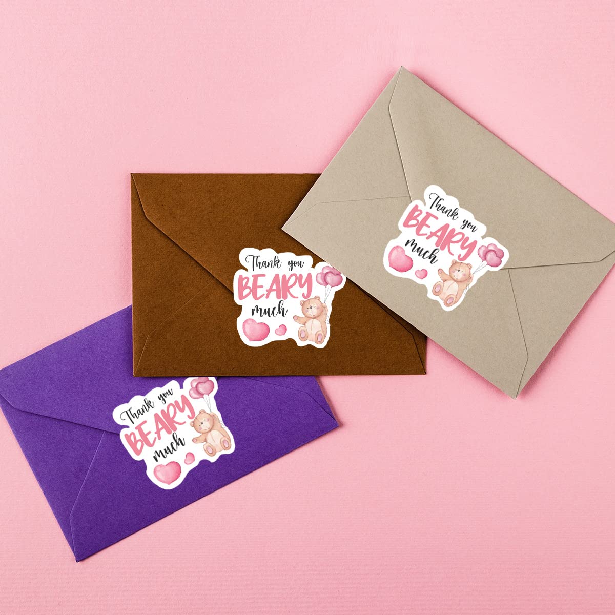 Kaecery bear-themed party labels to decorate gifts and boxes.
