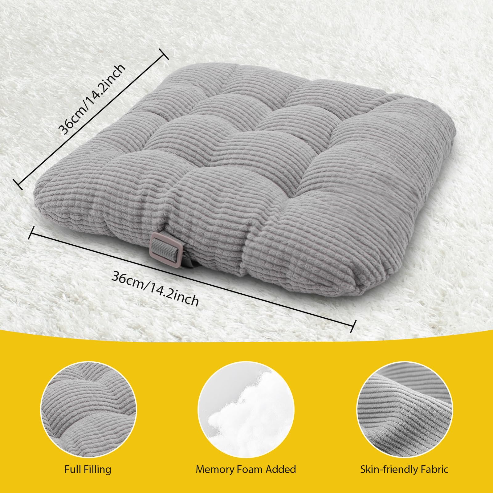 KAGIWEI detachable washable cover with zipper for easy cleanup