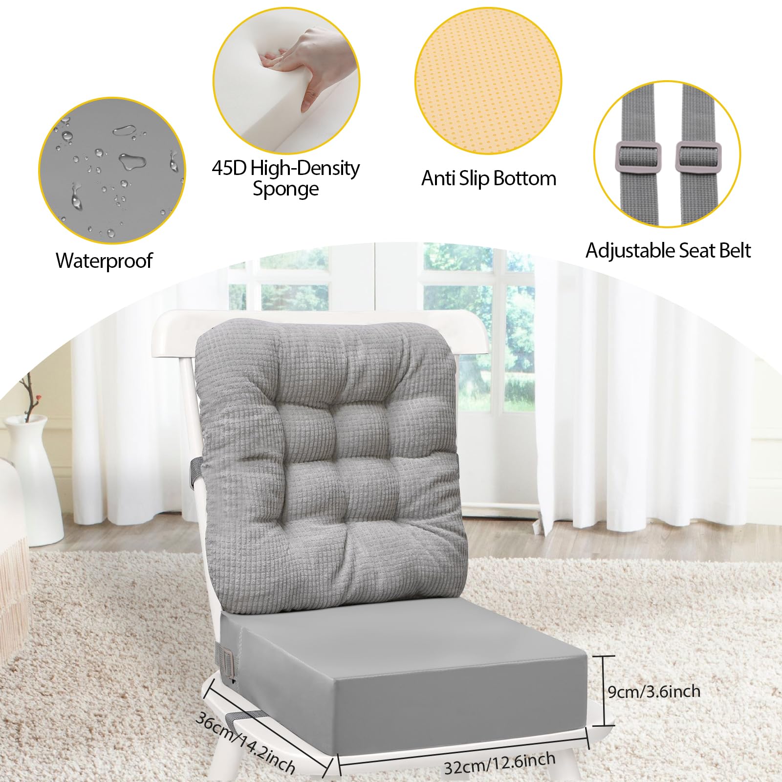 KAGIWEI waterproof PU leather cover keeps spills easy to wipe away
