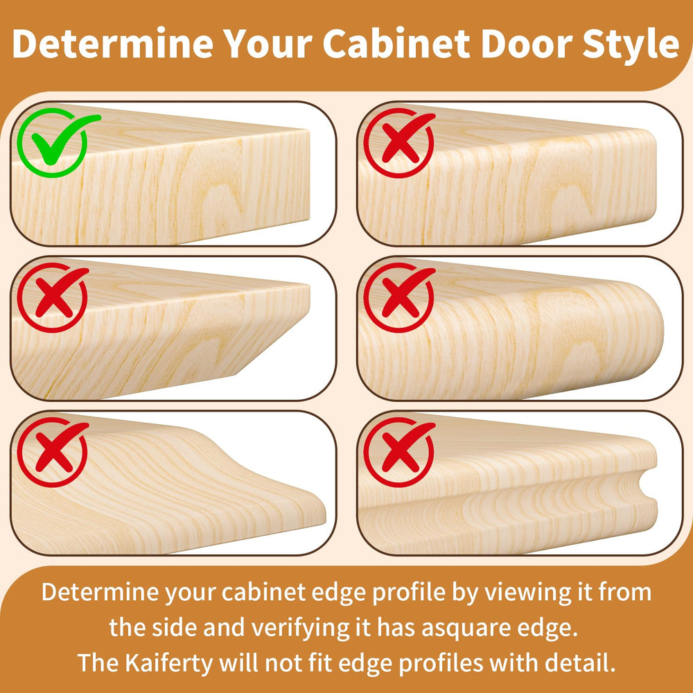 Kaiferty durable edge guard preserves cabinet finish and extends lifespan.