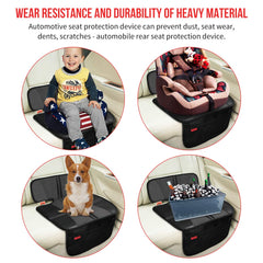 Kaiphy car seat protector leather-corners boost durability against wear and scratches.