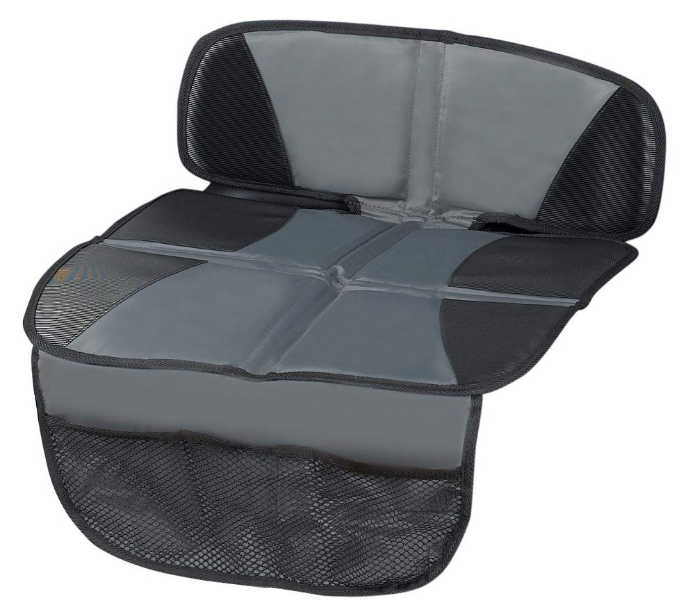 Kaiphy car seat protector with waterproof fabric shields seats during spills