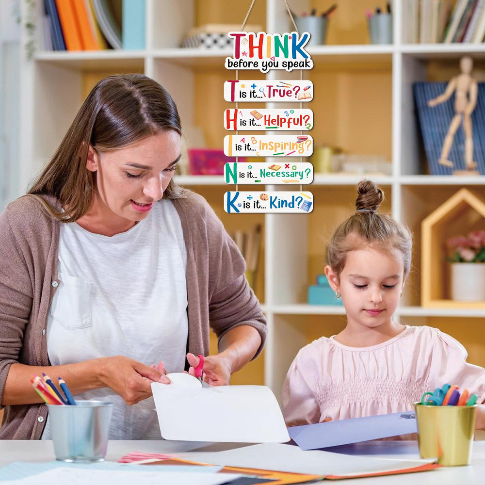 KAIRNE sign in classroom promotes thoughtful dialogue and respectful exchanges
