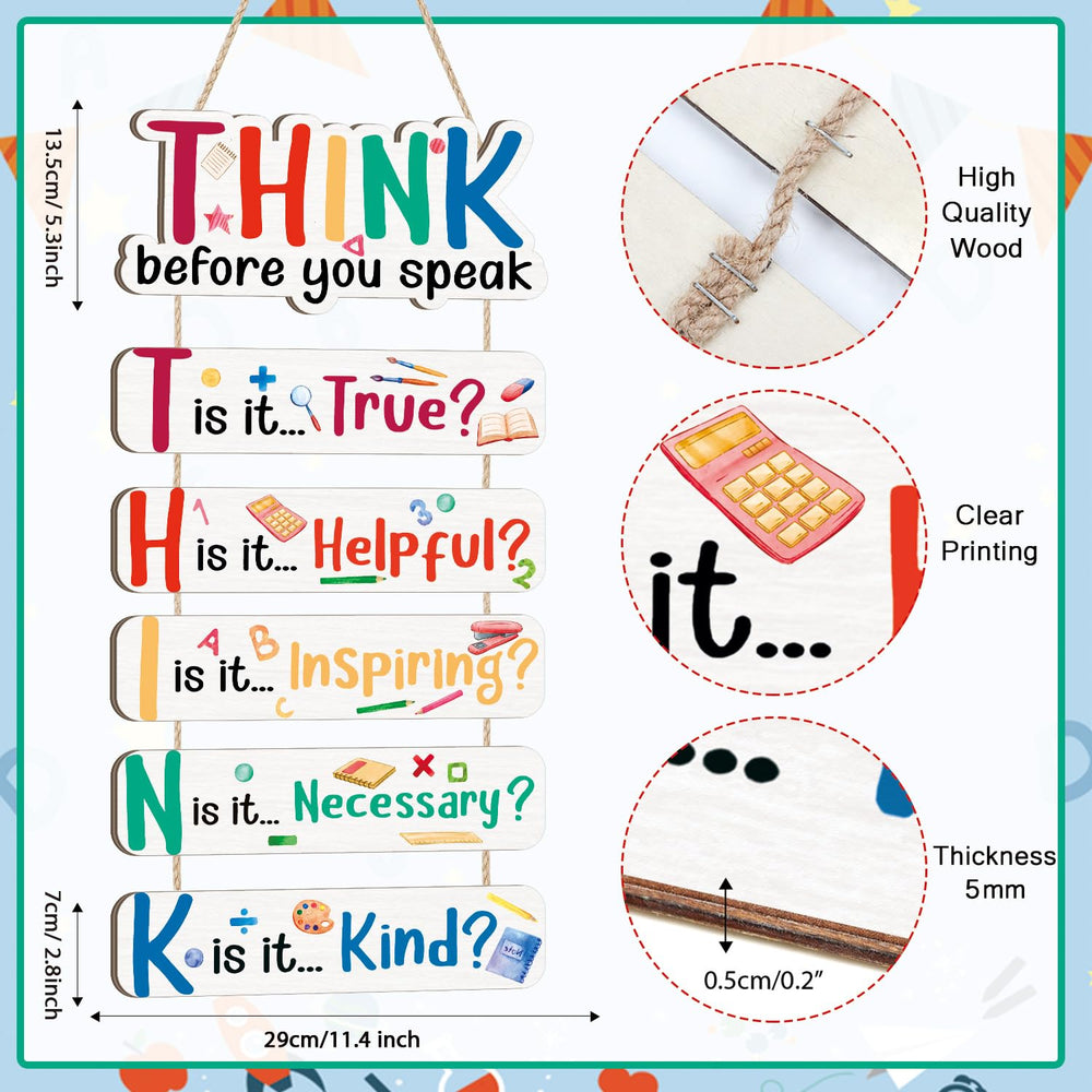 KAIRNE wooden plaque hanging in office adds positive decor for focused conversations