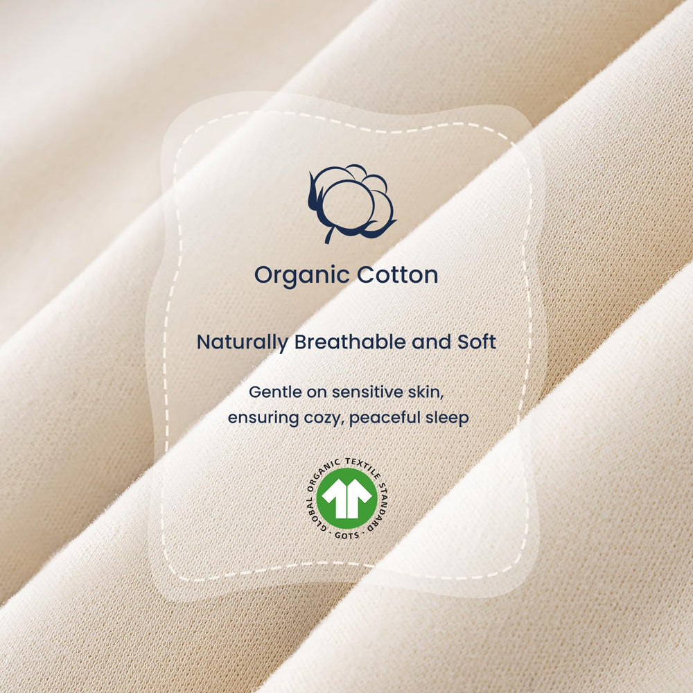 Kaiya Baby dual-zipper design allows easy diaper changes during night awakenings.